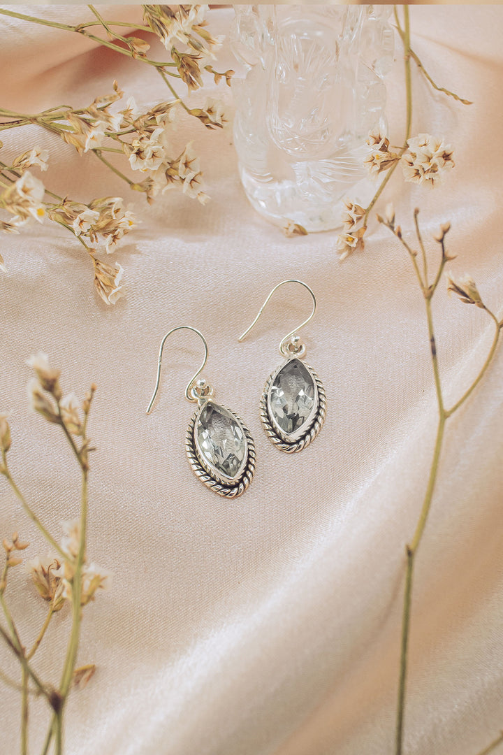 Sivalya Quartz Crystal Drop Earrings - Ananda