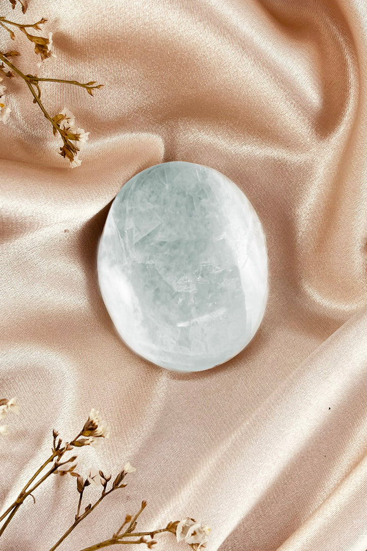 Rainbow Moonstone Palm Stone