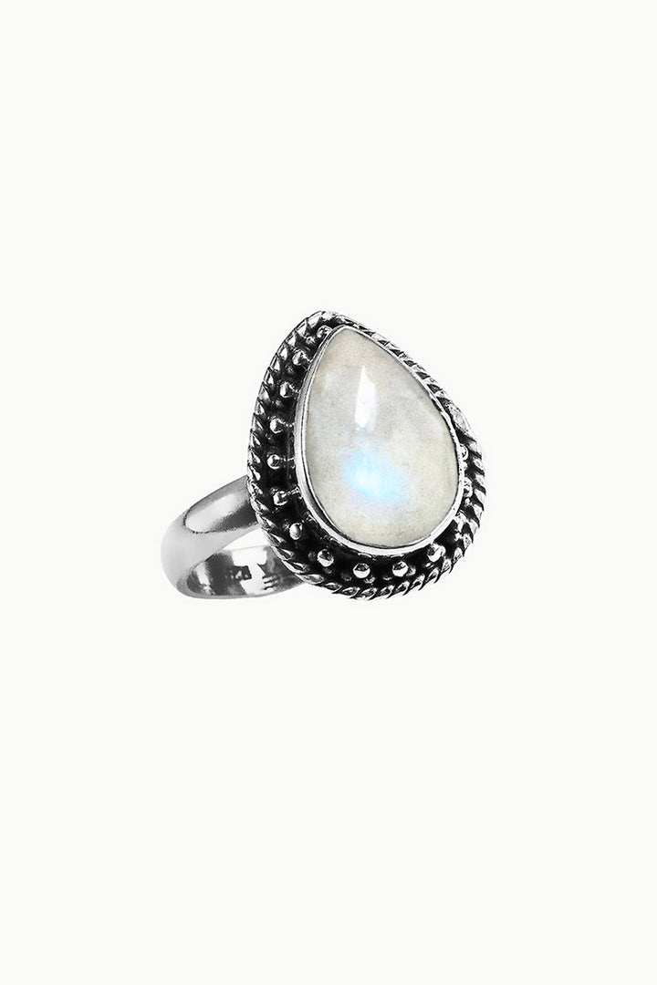 Sivalya Moonstone Silver Ring - Amalfi