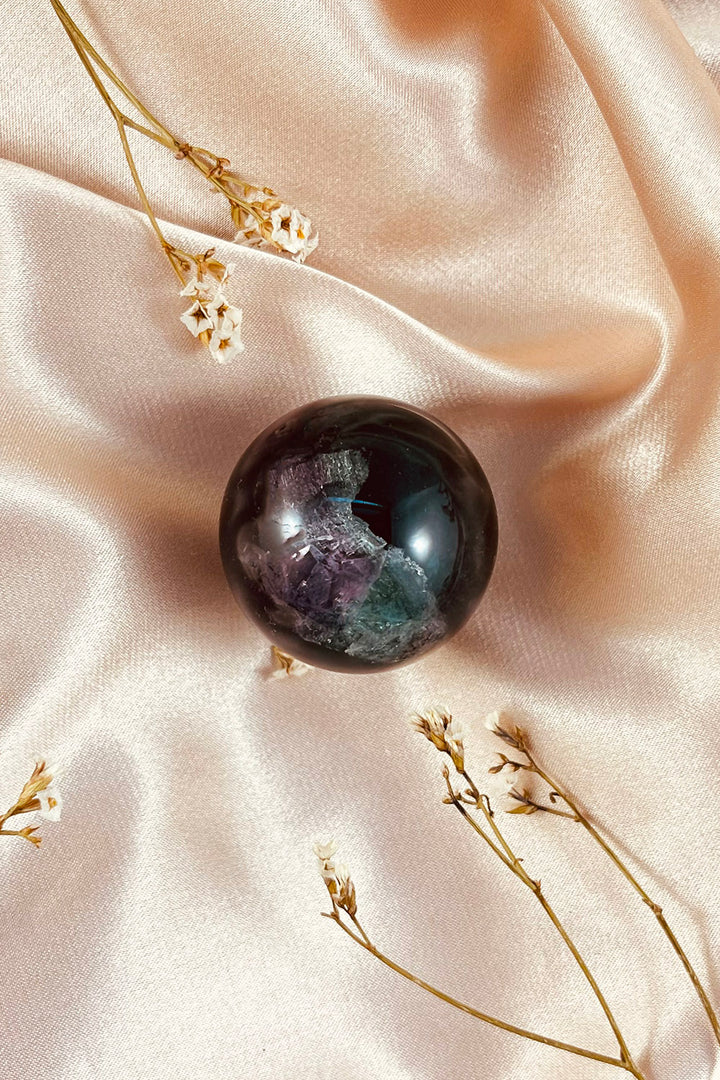 Rainbow Fluorite Sphere #2