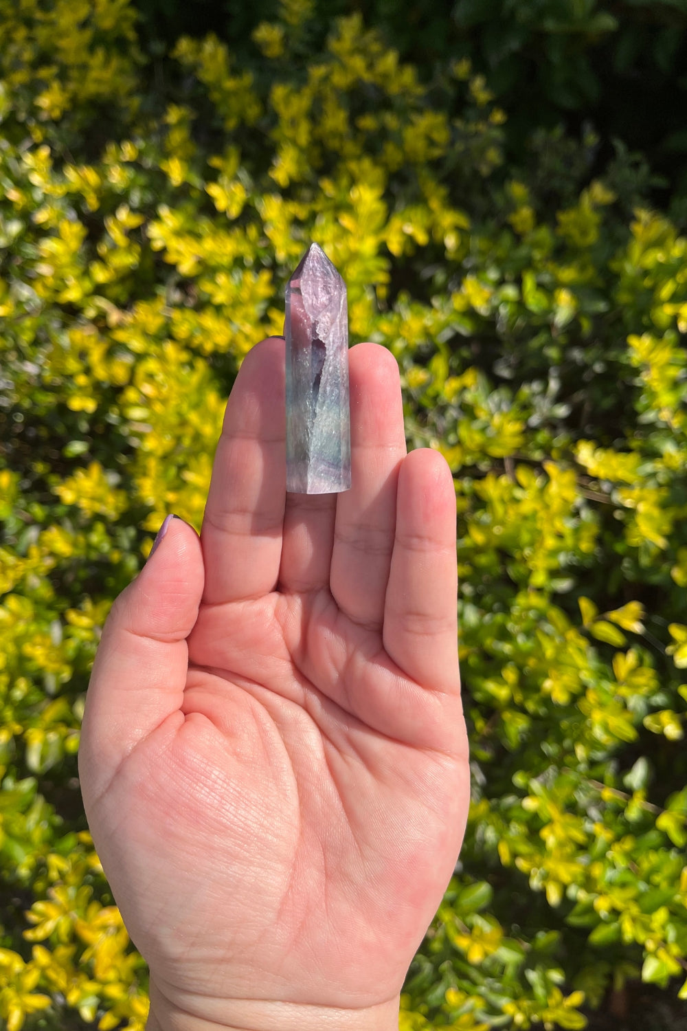 Rainbow Fluorite Tower #1
