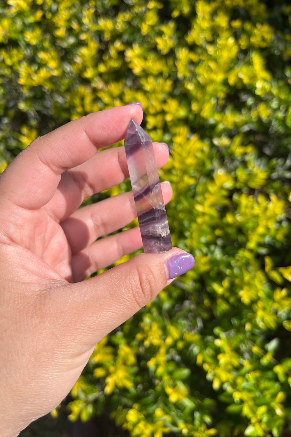 Rainbow Fluorite Tower #3