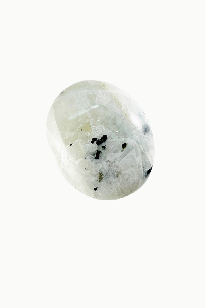 Moonstone Tourmaline Palm Stone