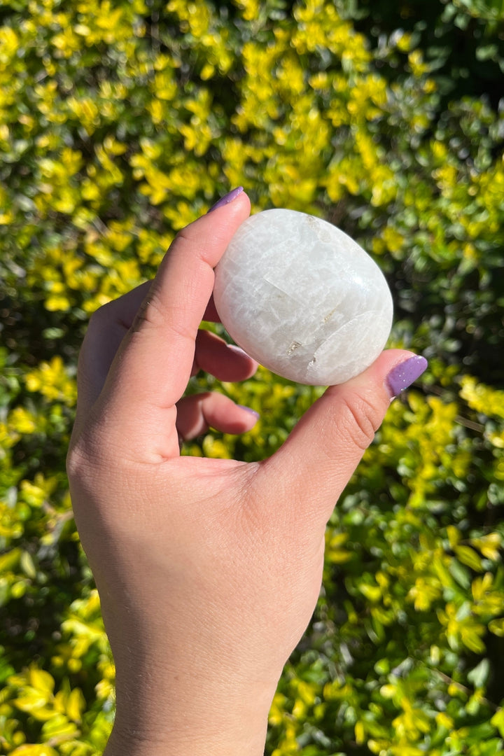 Rainbow Moonstone Palm Stone