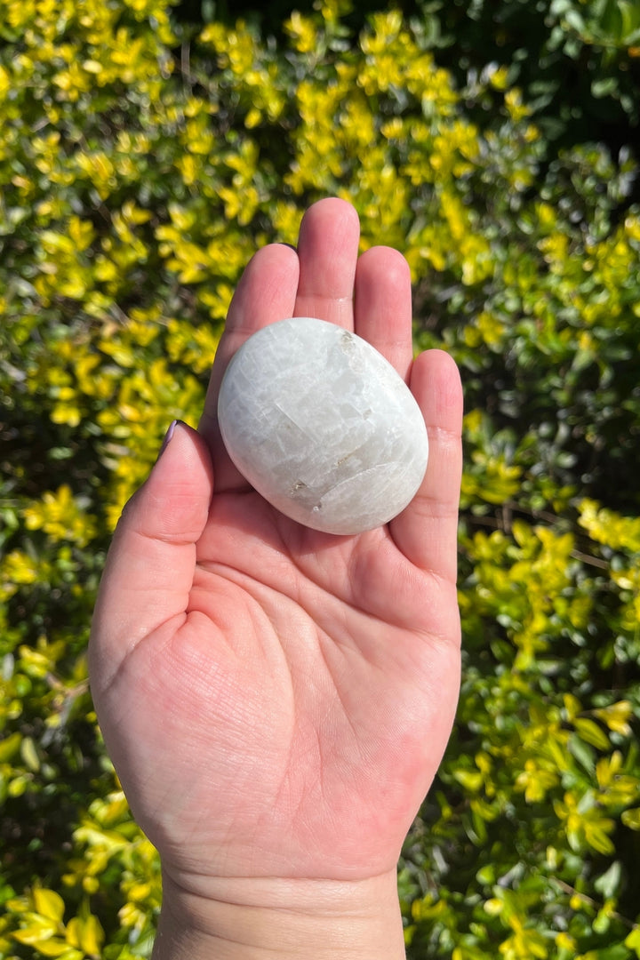 Rainbow Moonstone Palm Stone