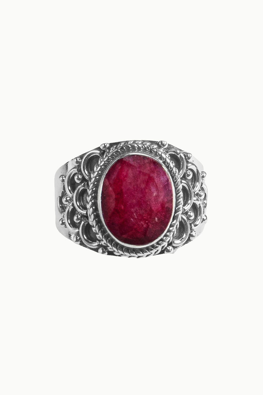 Sivalya Raw Ruby Statement Ring - Royalty