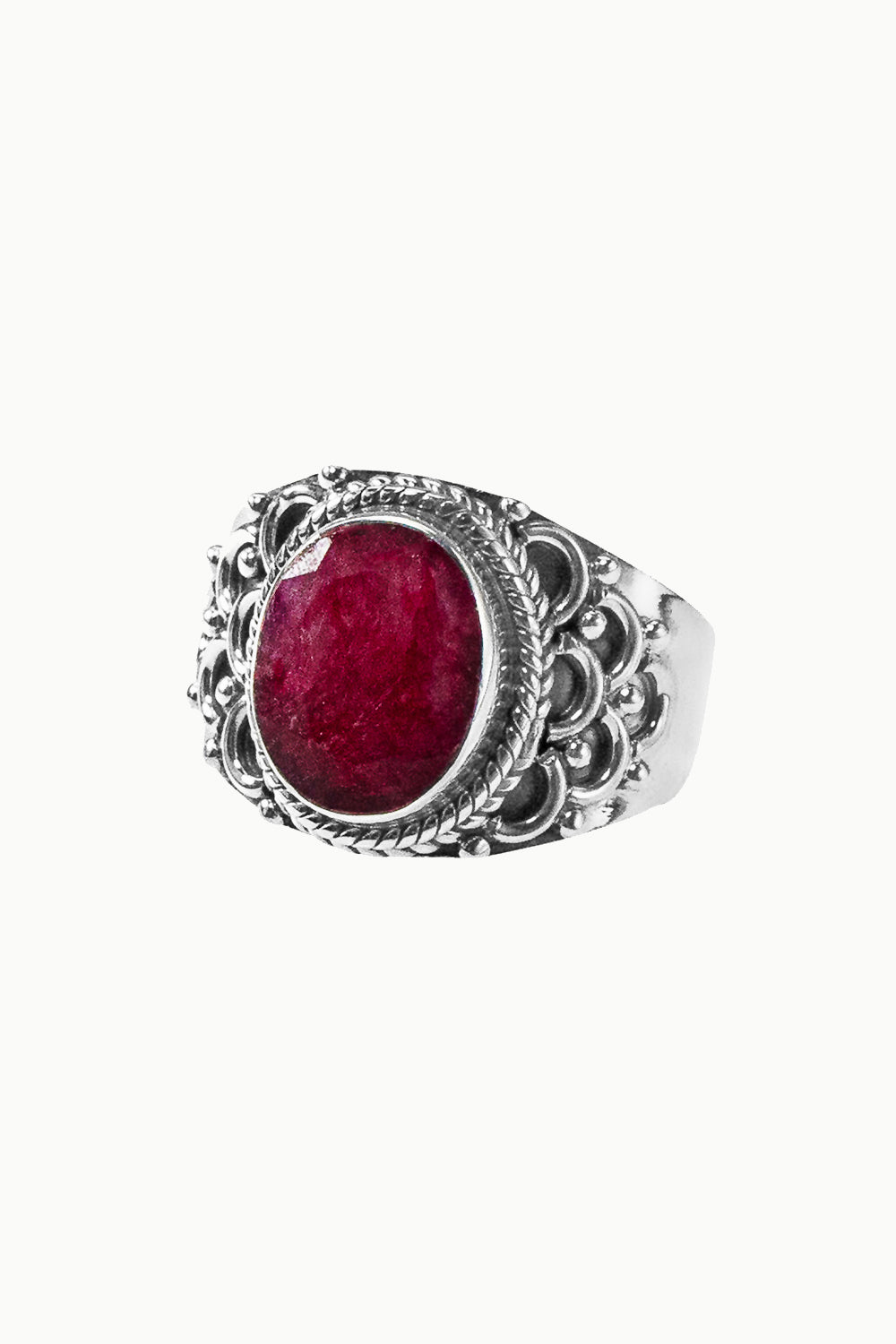Sivalya Raw Ruby Statement Ring - Royalty