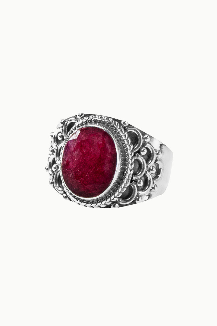 Sivalya Raw Ruby Statement Ring - Royalty
