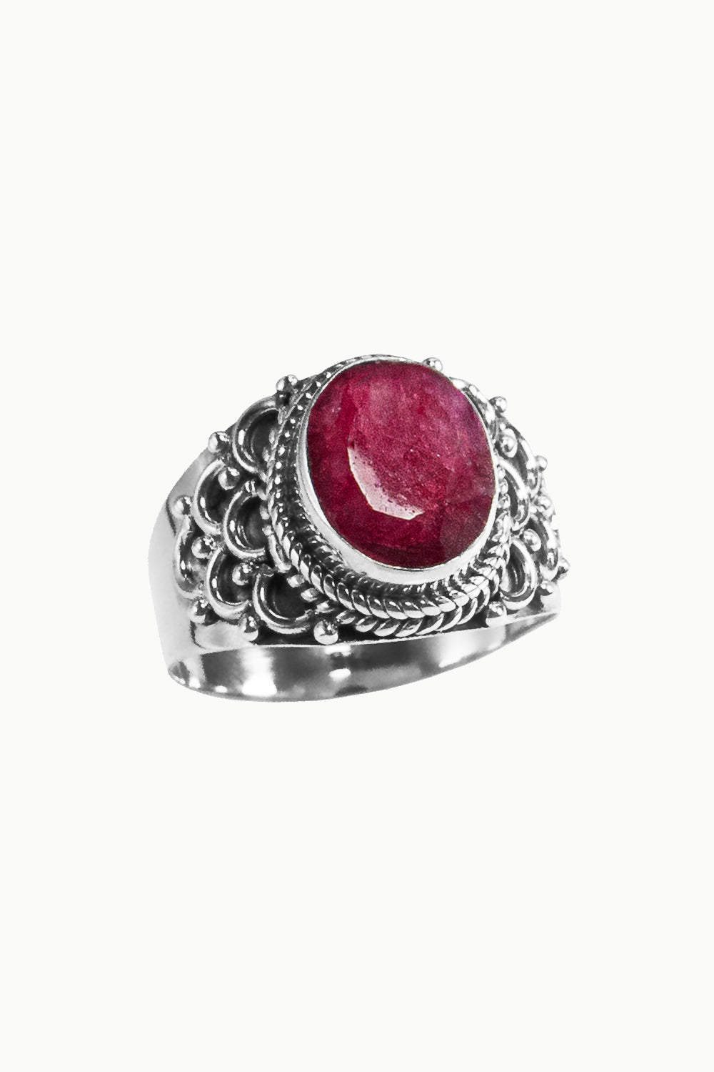 Sivalya Raw Ruby Statement Ring - Royalty