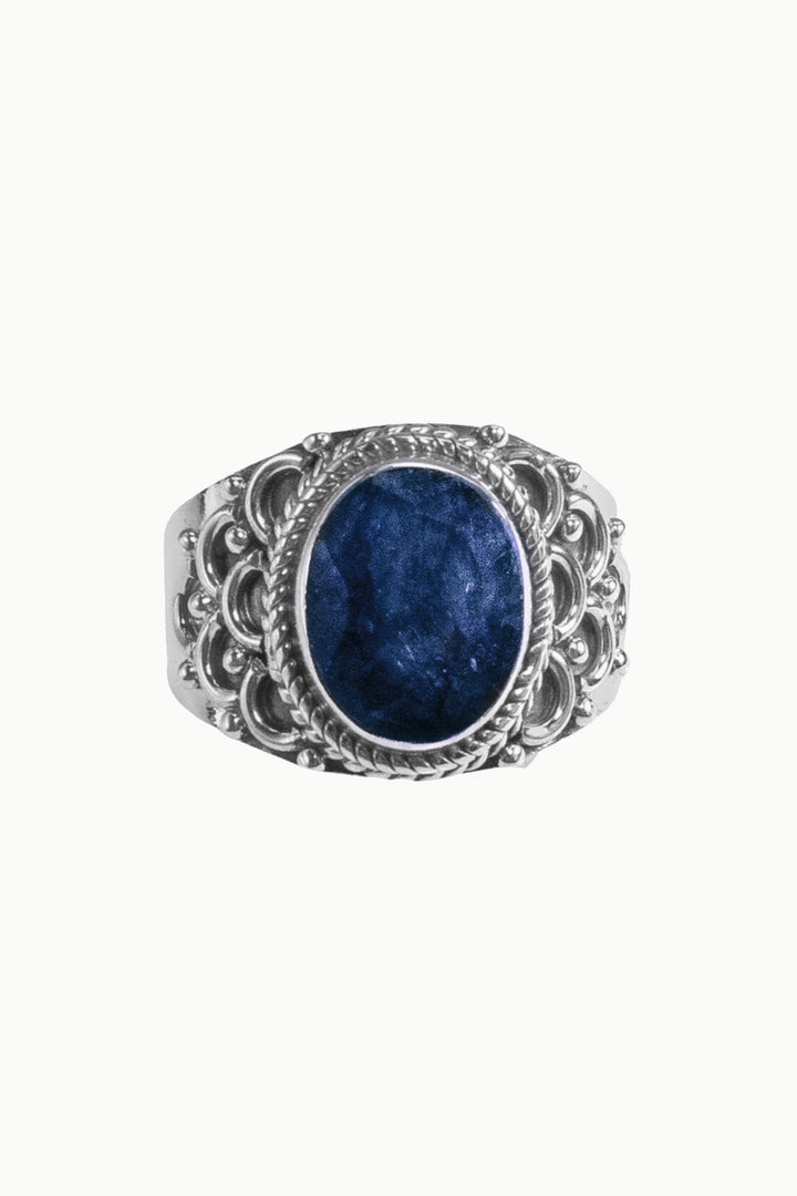 Sivalya Raw Sapphire Statement Ring - Royalty