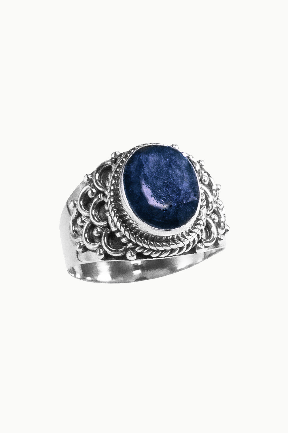 Sivalya Raw Sapphire Statement Ring - Royalty