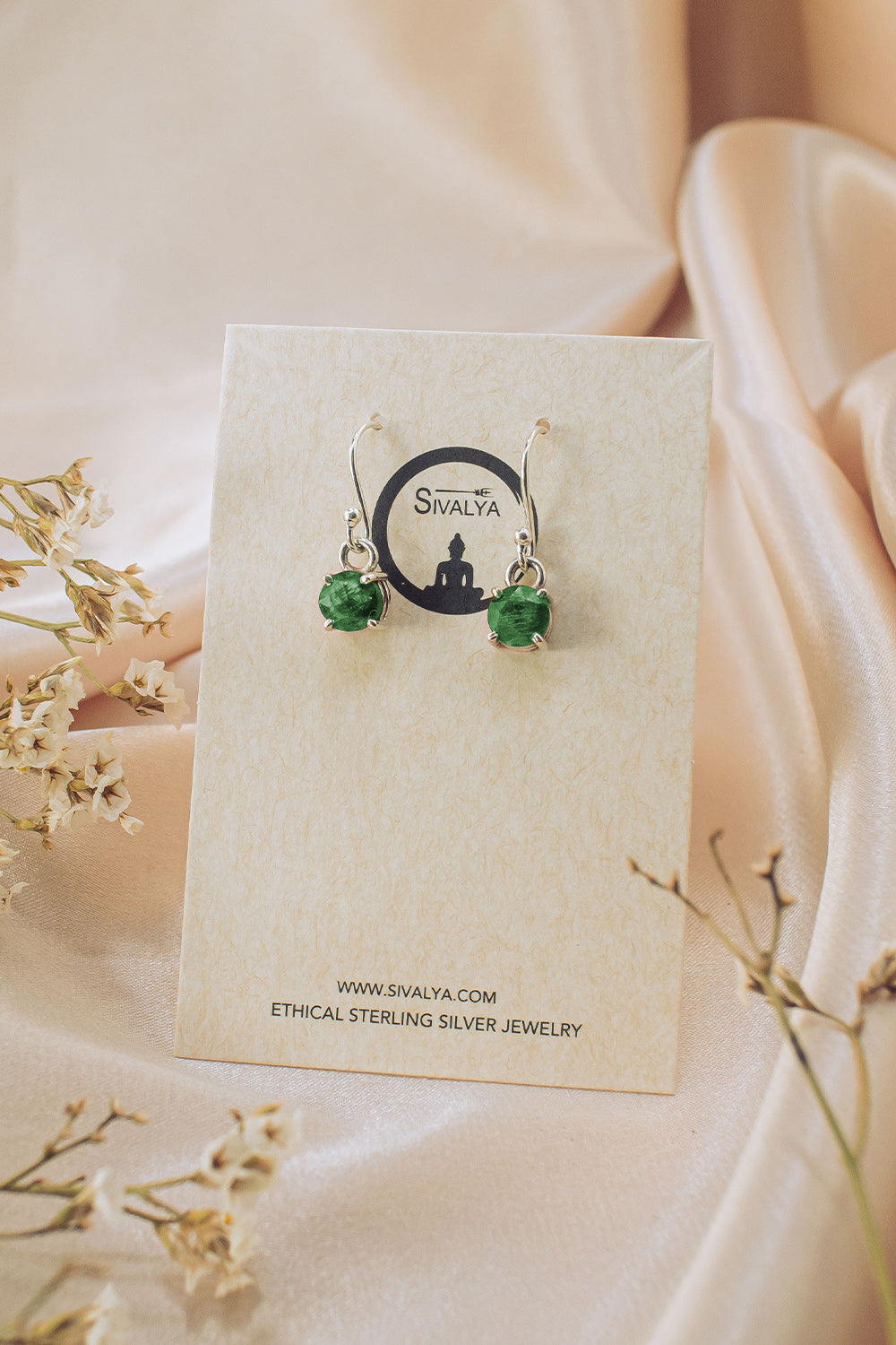 Sivalya Raw Emerald Earrings - Venus