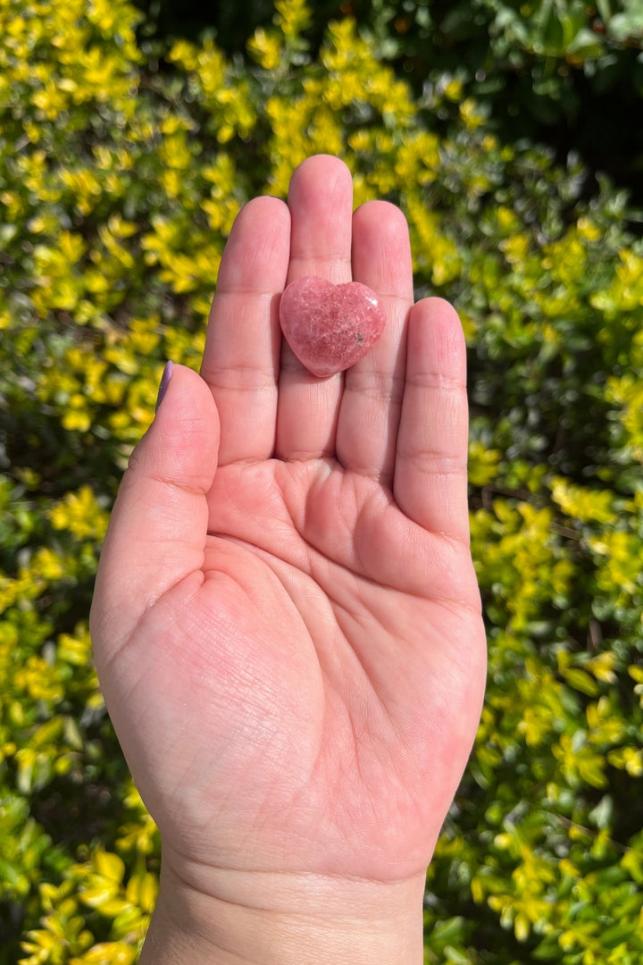 Rhodochrosite Heart Crystal