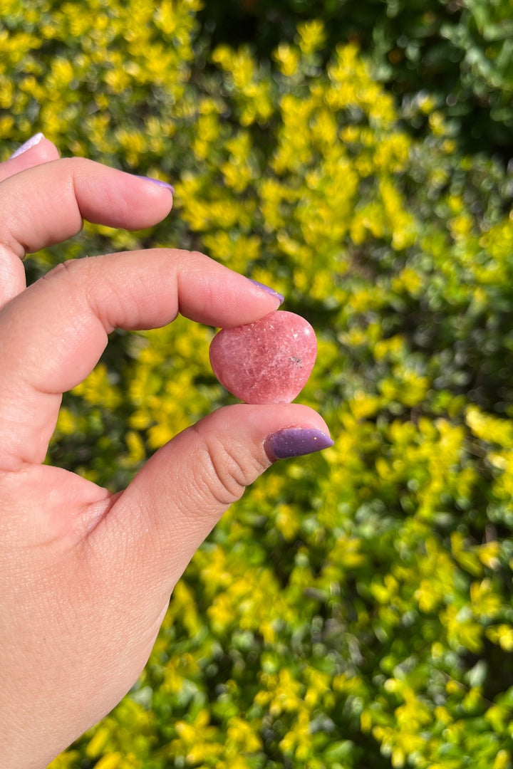 Rhodochrosite Heart Crystal