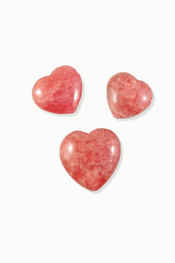 Rhodochrosite Heart Crystal