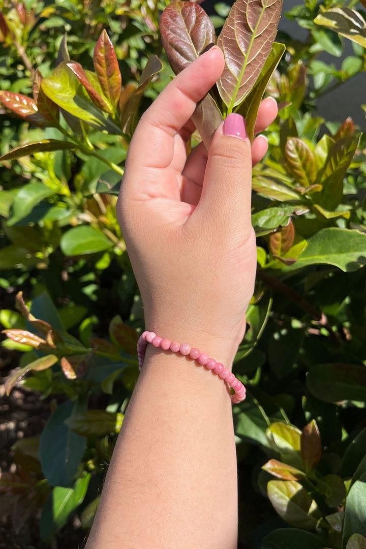 Sivalya Rhodochrosite Gemstone Beaded Bracelet