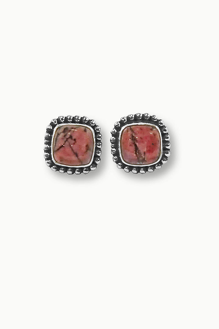 Sivalya Rhodonite Studs Post Earrings