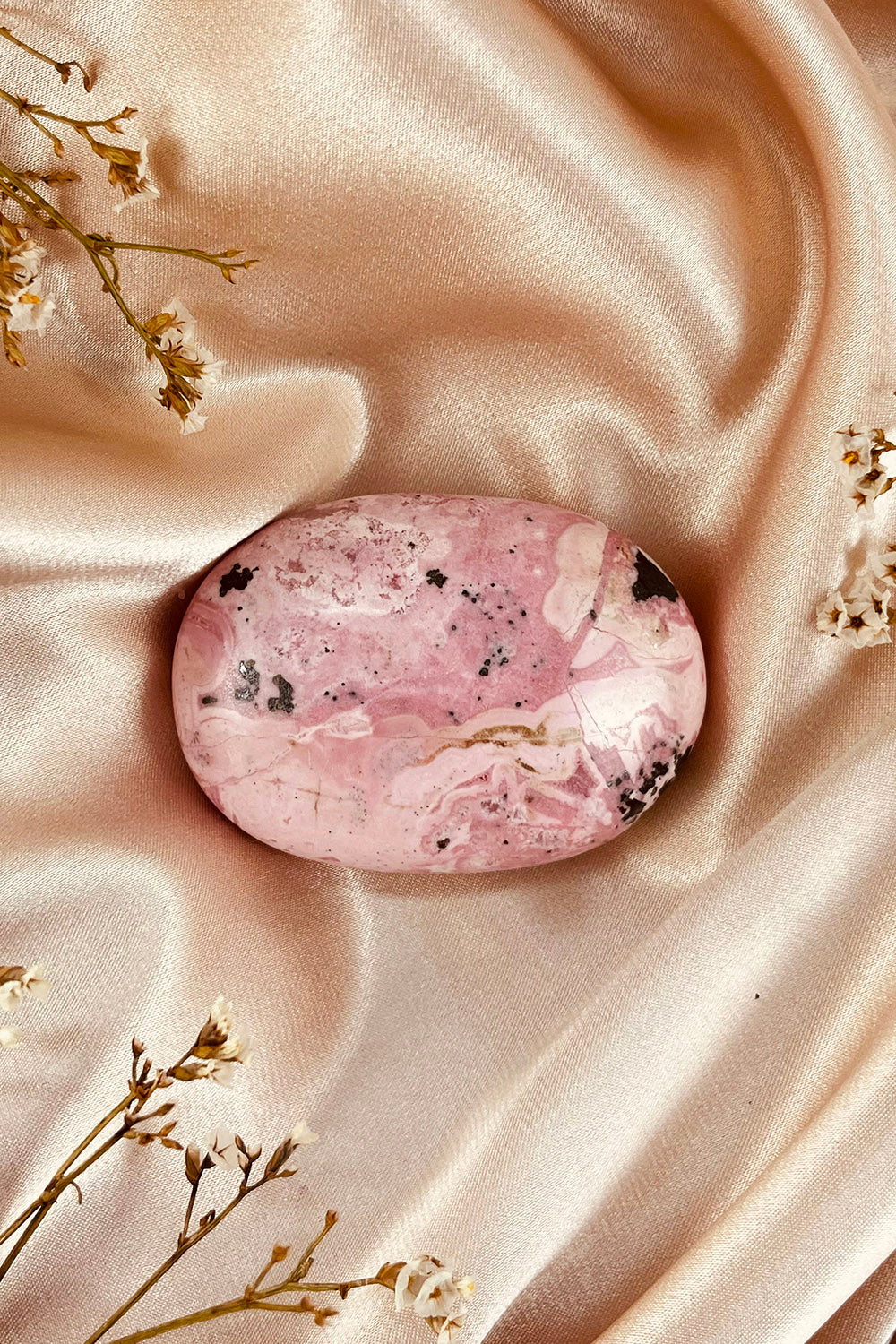 Rhodonite Palm Stone #1