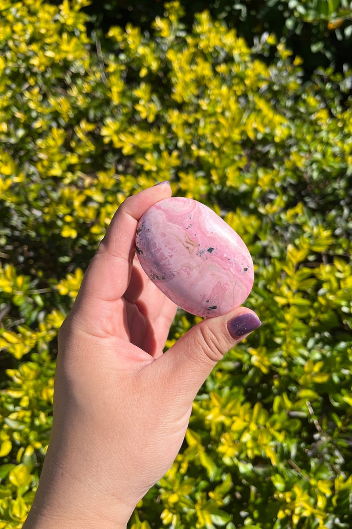 Rhodonite Palm Stone #1