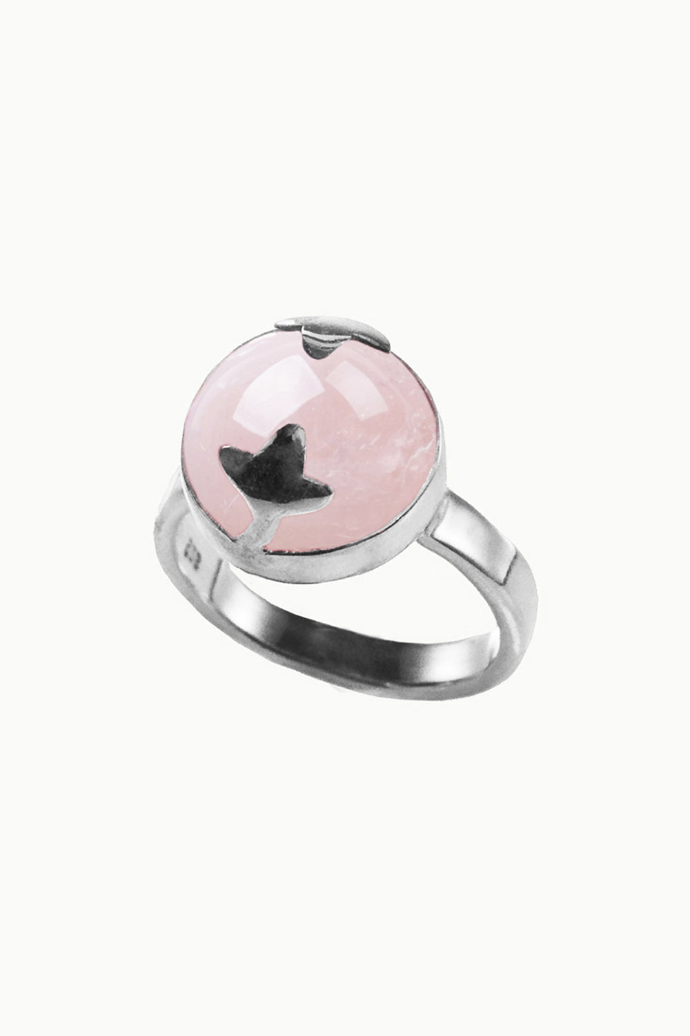 Sivalya Rose Quartz Cabochon Ring - Spellbinder