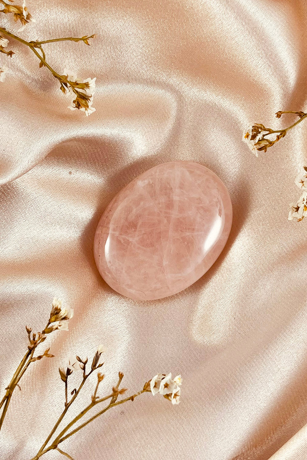 Rose Quartz Worry Stone