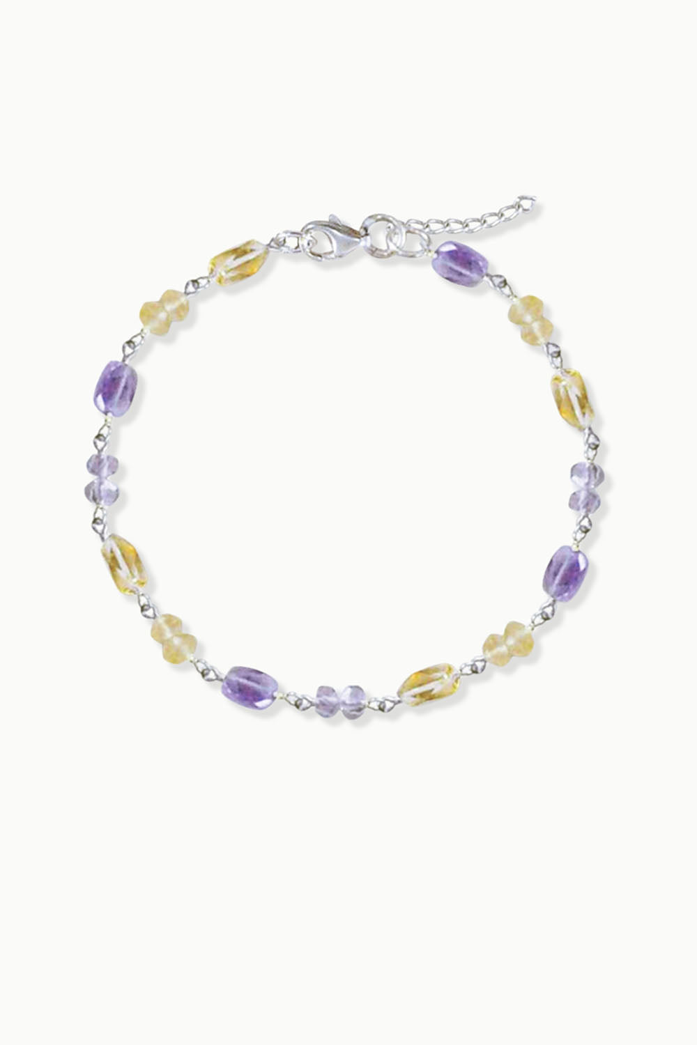 Sivalya Gentle Guidance Amethyst and Citrine Bracelet