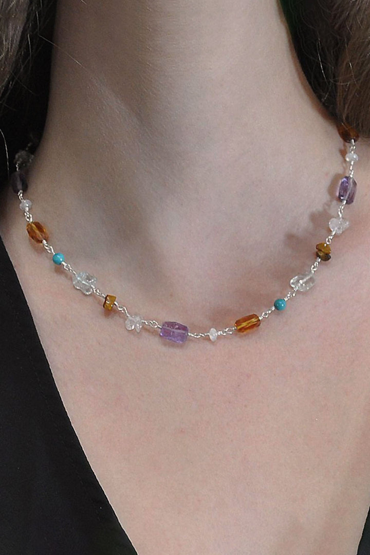 Sivalya Quiet Reflections Multi Gemstone Necklace