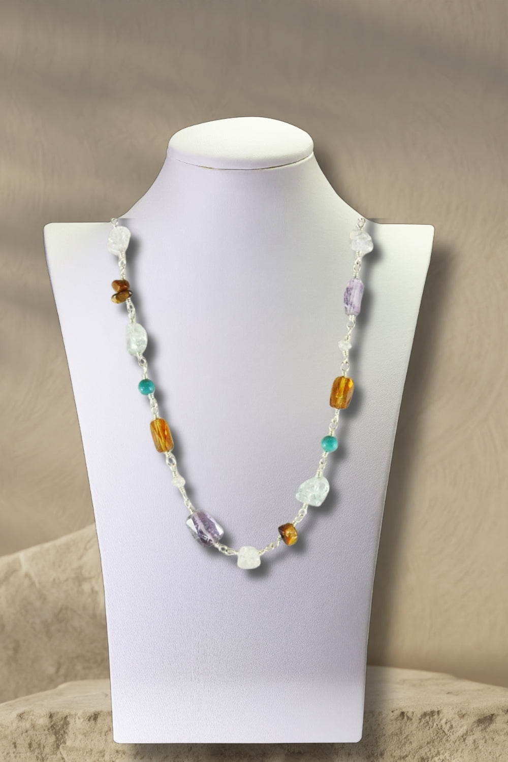 Sivalya Quiet Reflections Multi Gemstone Necklace
