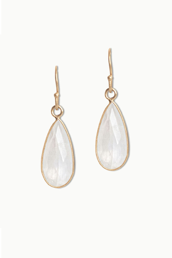 Sivalya Goddess Rainbow Moonstone Drop Earrings