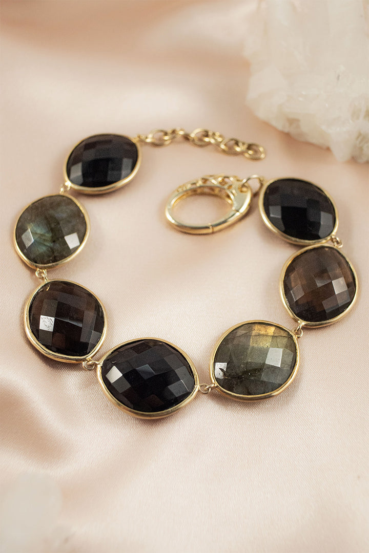Sivalya Black Onyx Labradorite Bracelet - Paris