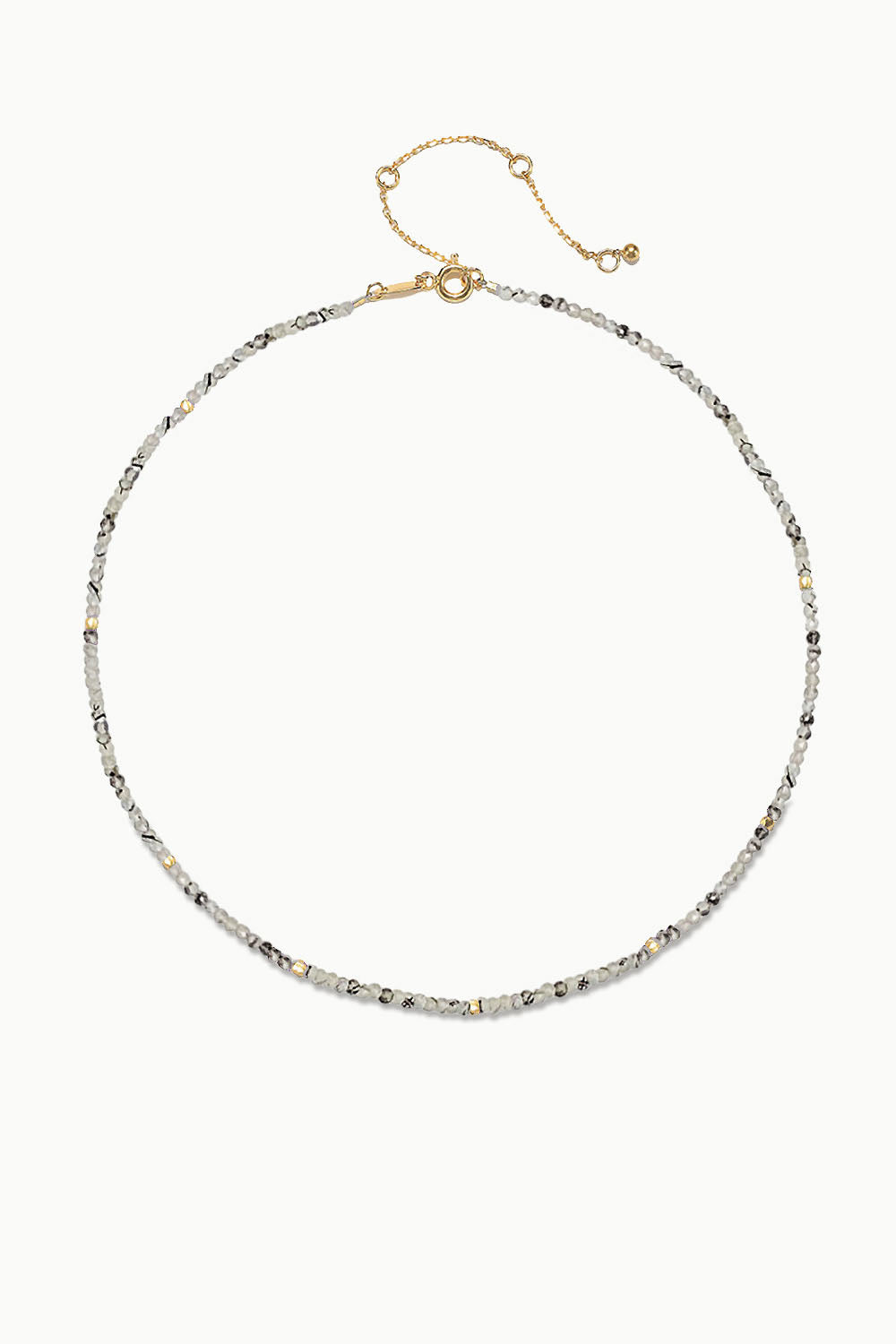 Sivalya Black Rutilated Quartz Beads Necklace