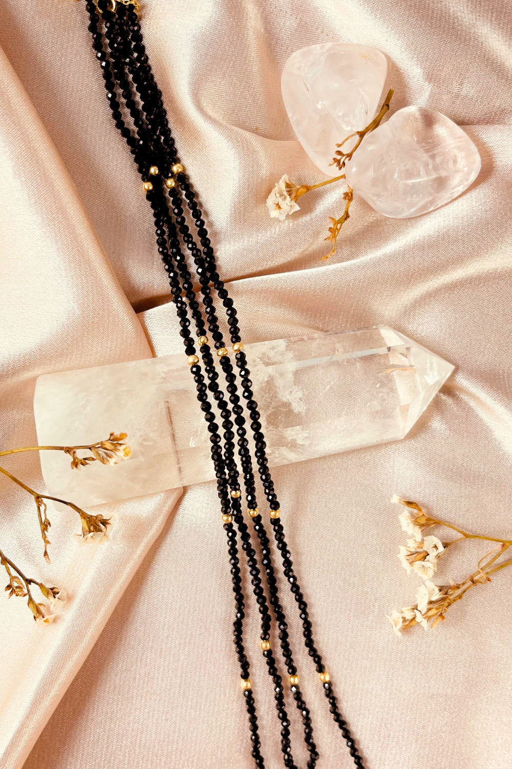 Sivalya Black Spinel Beads Necklace