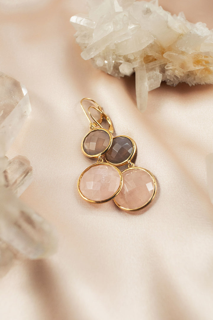 Sivalya Multi Gemstone Necklace and Earrings Set -Vienna