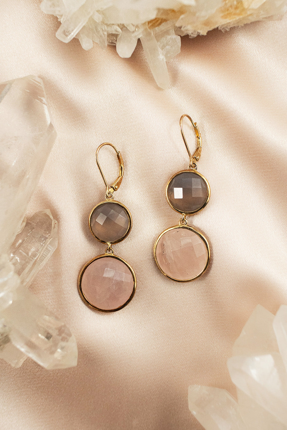 Sivalya Multi Gemstone Necklace and Earrings Set -Vienna