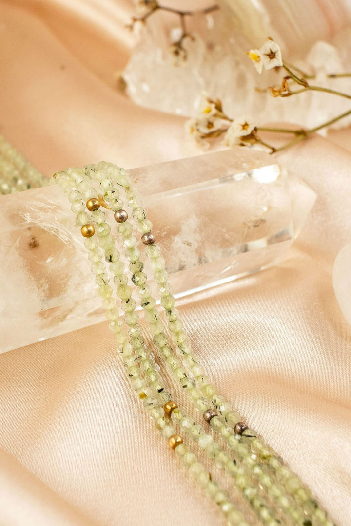 Sivalya Prehnite Beads Necklace
