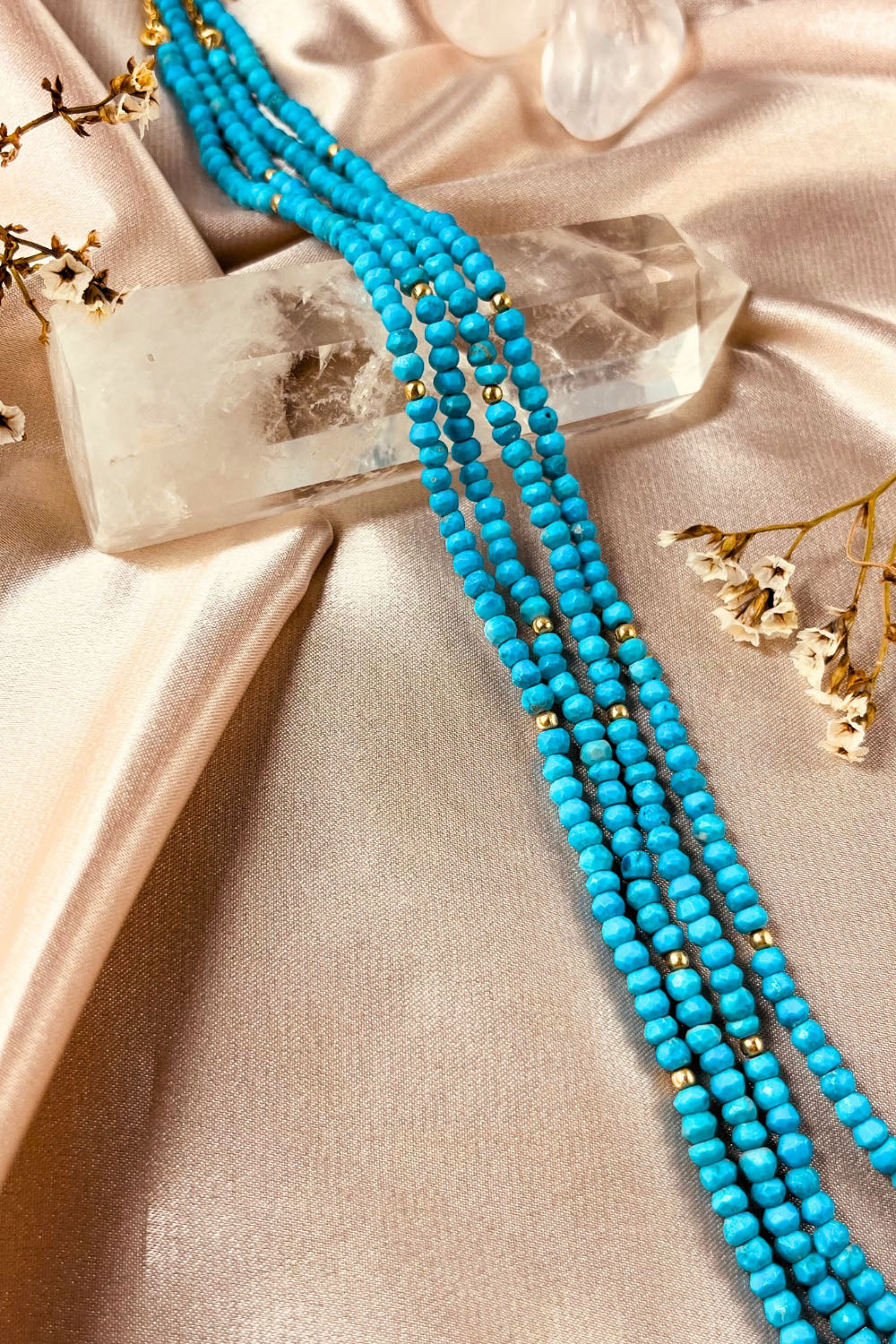 Sivalya Turquoise Beads Necklace