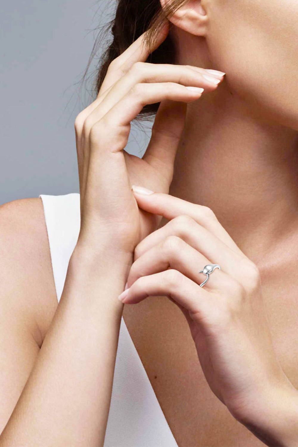 Sivalya Snake Wrap Sterling Silver Ring