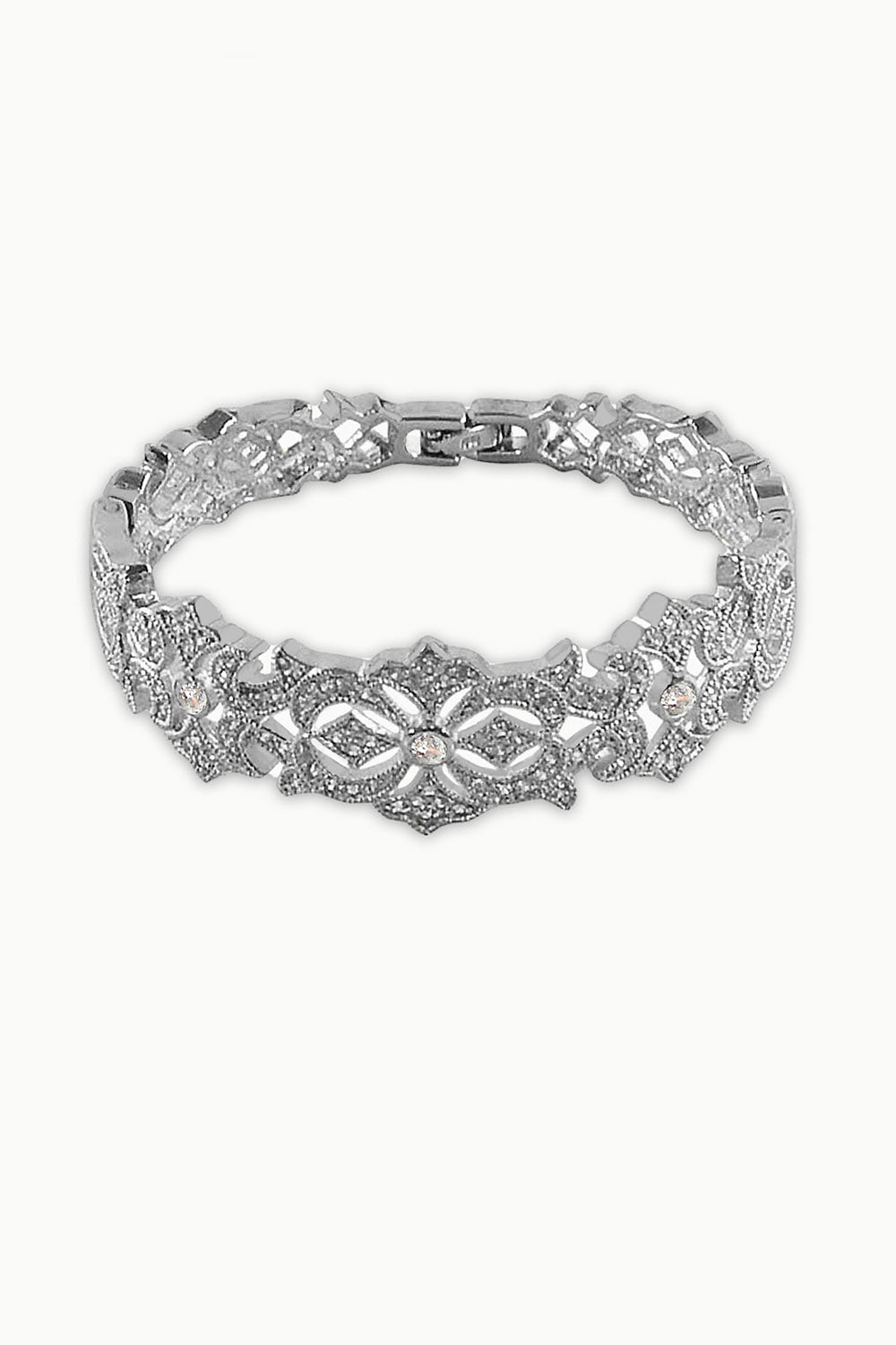 Sterling Silver Zircon Bracelet- Starlight