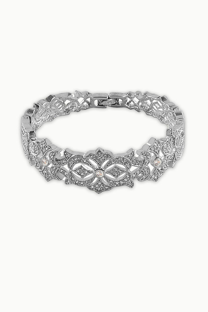 Sterling Silver Zircon Bracelet- Starlight