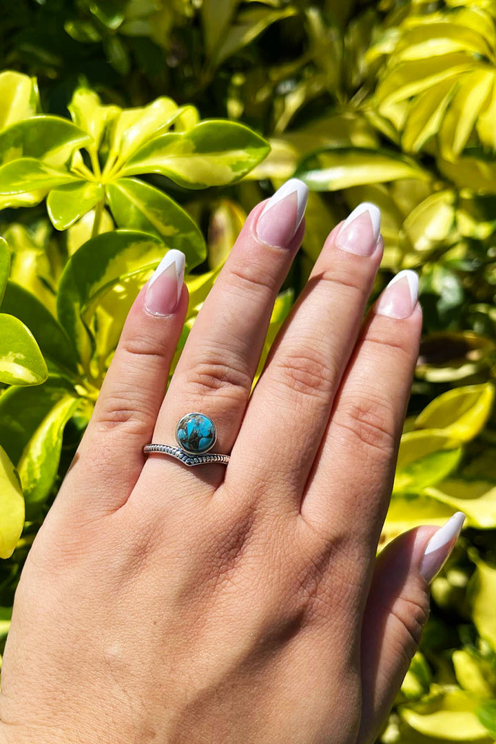 Sivalya Turquoise Tiara Ring