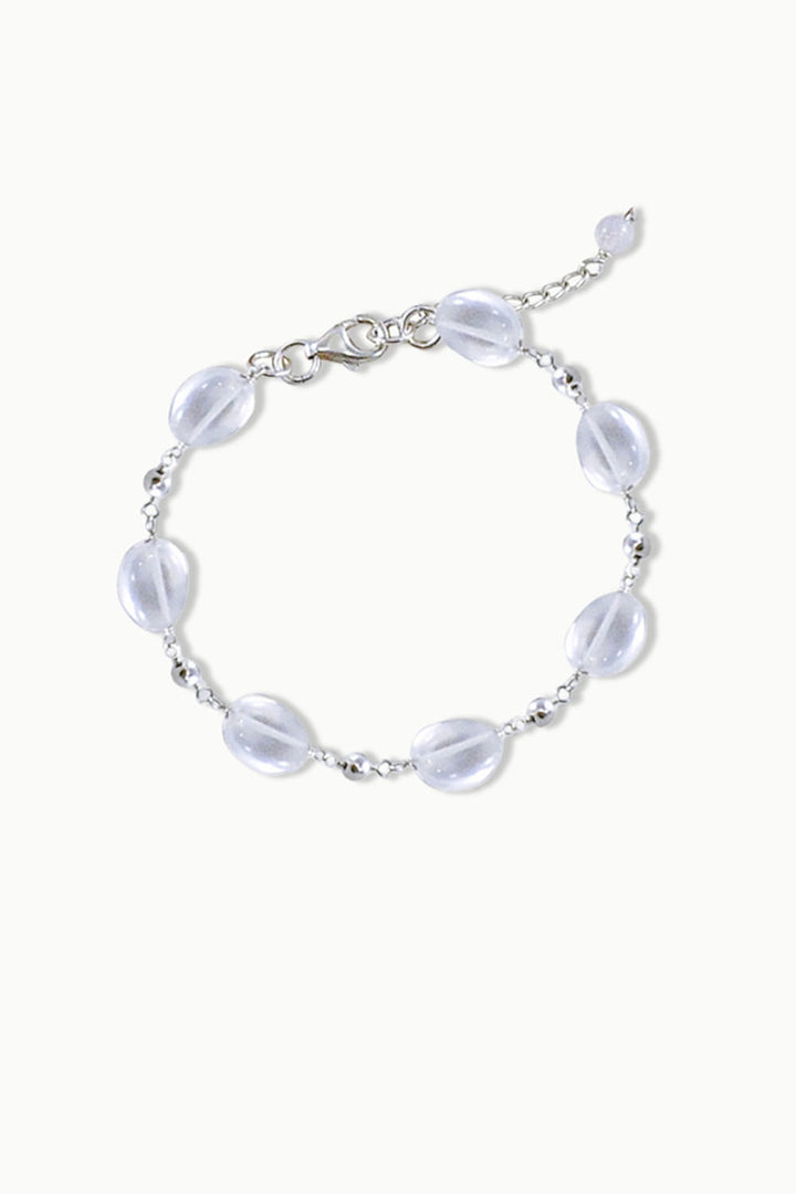 Sivalya Trust Your Journey Clear Quartz Bracelet Sterling Silver