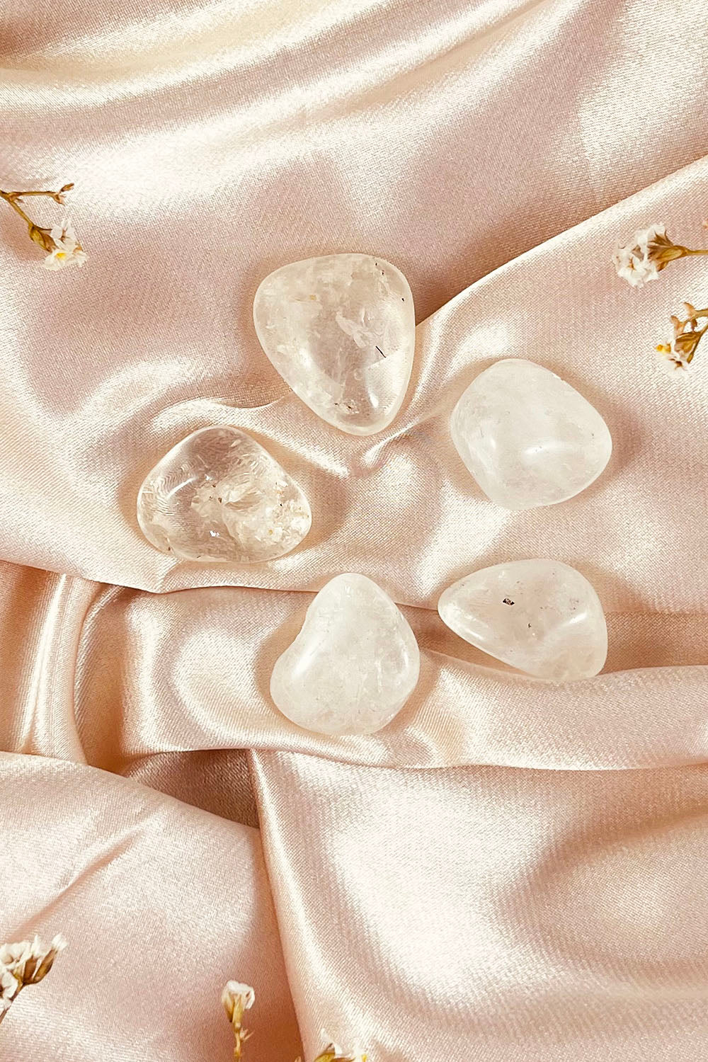 Clear Quartz Tumbles