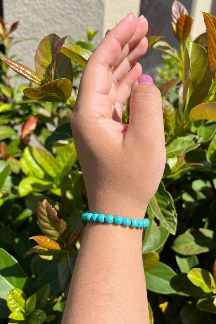 Sivalya Turquoise Gemstone Beaded Bracelet