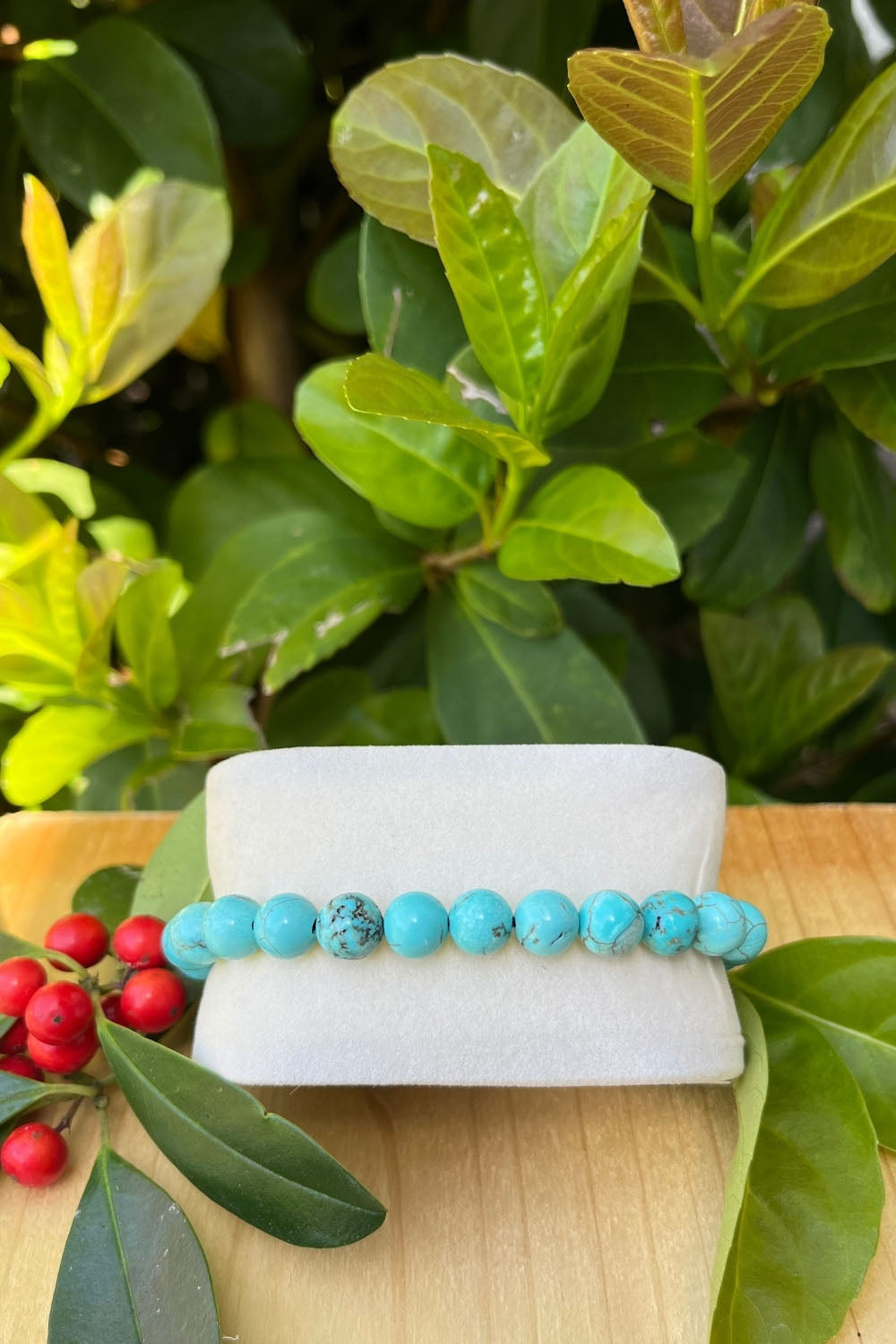 Sivalya Turquoise Gemstone Beaded Bracelet
