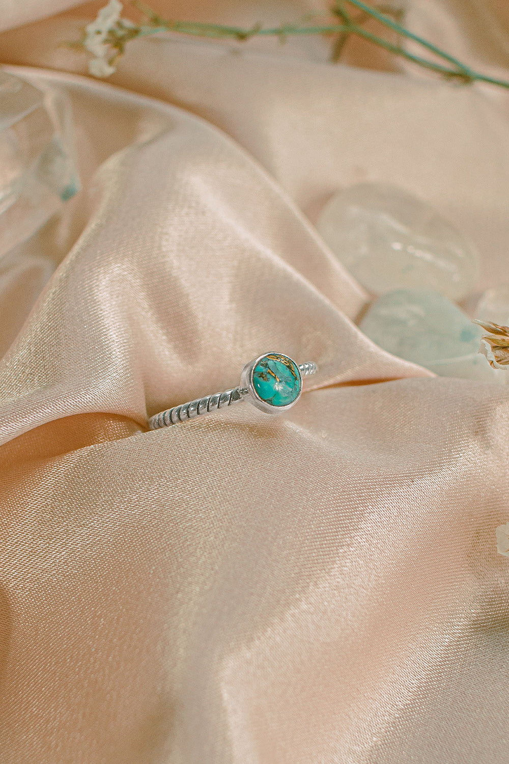 Sivalya Turquoise Solitaire Ring - Bijoux