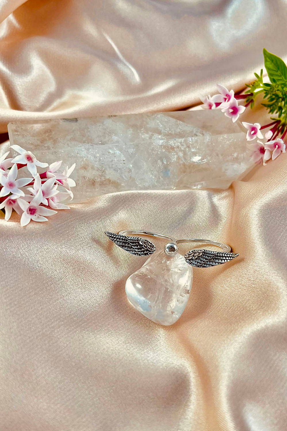 Sivalya Wings Two Finger Ring Sterling Silver