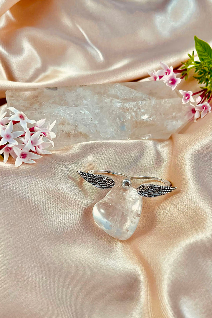 Sivalya Wings Two Finger Ring Sterling Silver