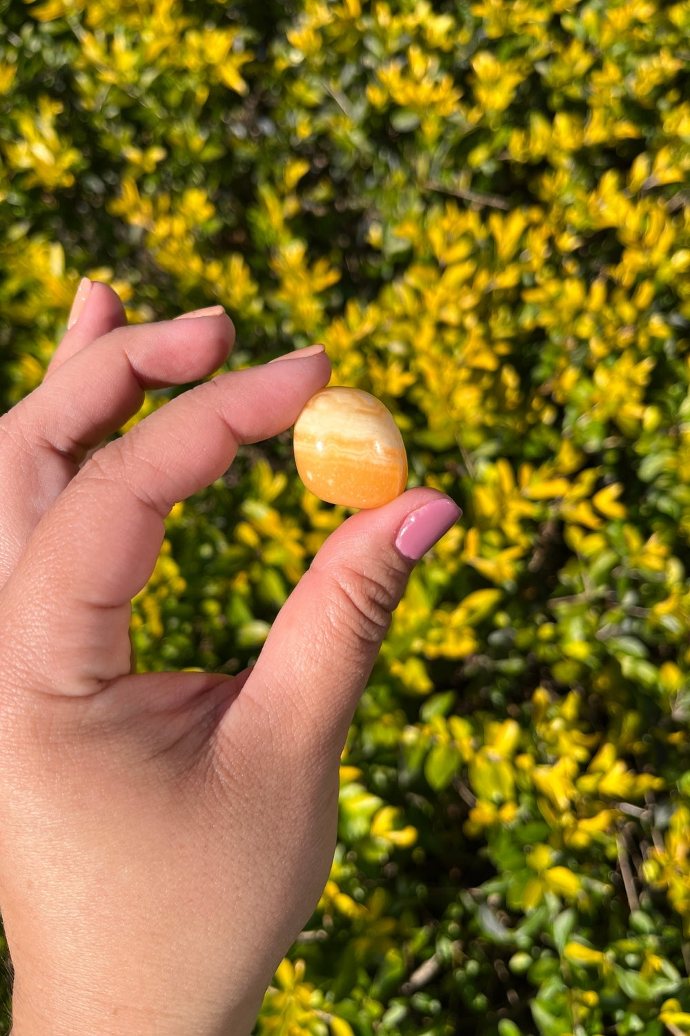 Yellow Aragonite Tumbles