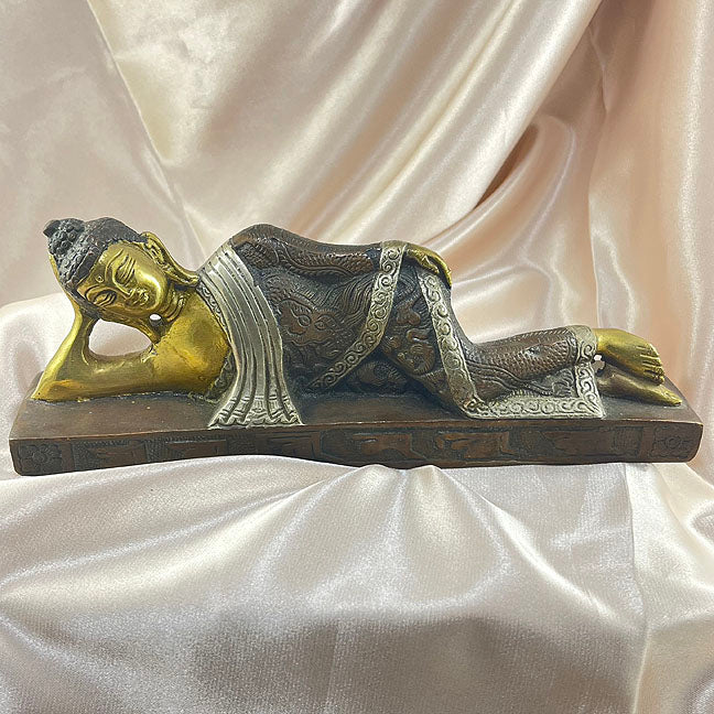 Sivalya Antique Nirvana Buddha | Reclining Buddha Statue Medium