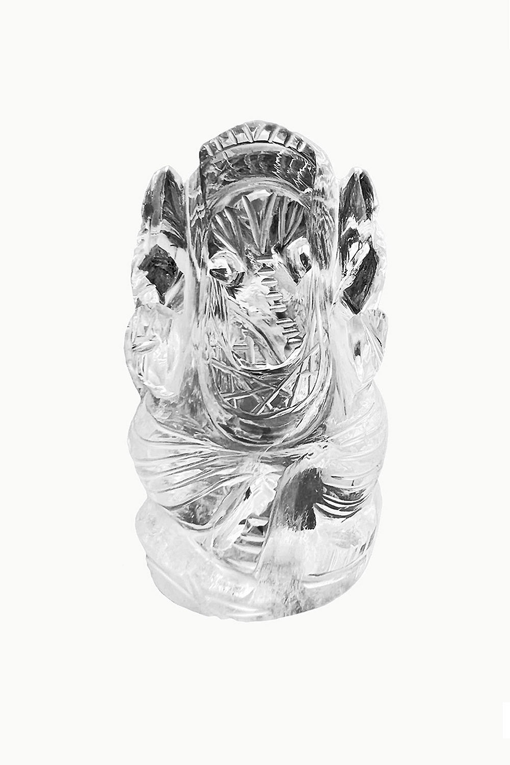 Sivalya Lord Ganesha Statue Clear Quartz